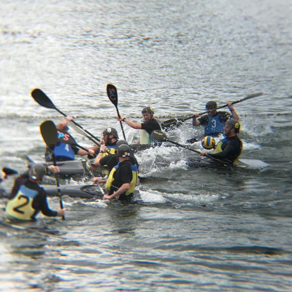 Canoe polo competition